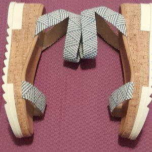 Thick Sole Sandal with ankle straps